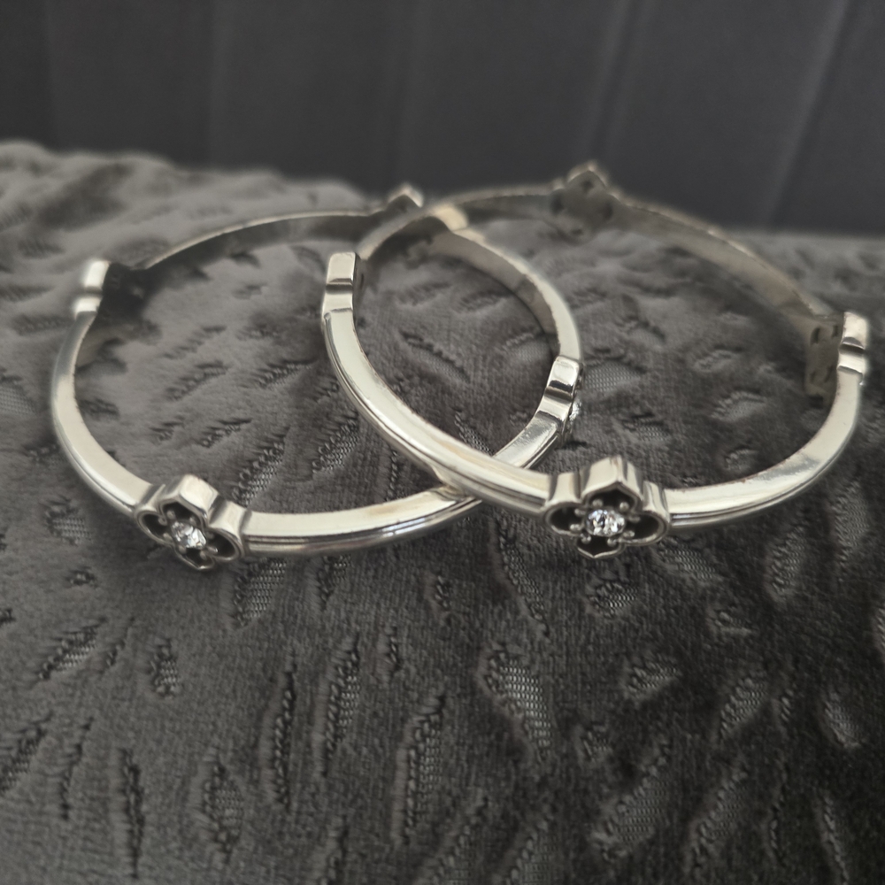 Brighton  TOLEDO Silver Bracelets with Floral Accents